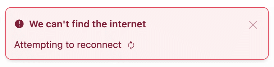 Disconnected LiveView
